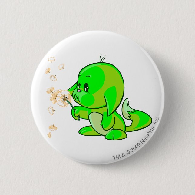 Kacheek Glowing 2 Inch Round Button (Front)