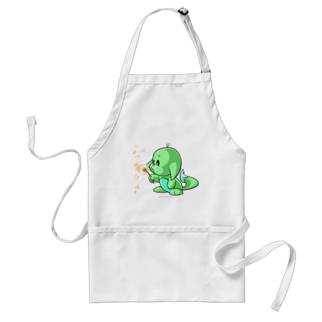 Kacheek Green Standard Apron (Front)