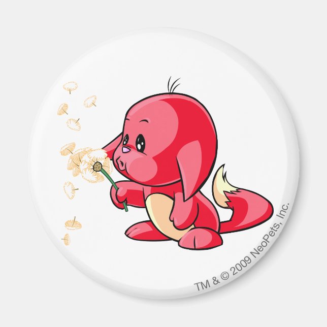 Kacheek Red Magnet (Front)