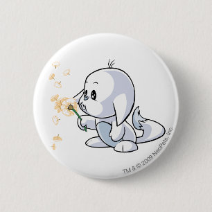 Kacheek White 2 Inch Round Button