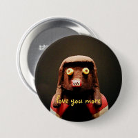 Kachina Doll Face Love You More Script Cute Funny