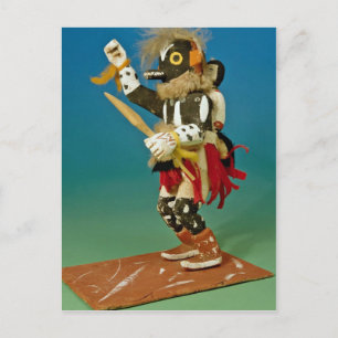 Kachina doll, Native American Postcard