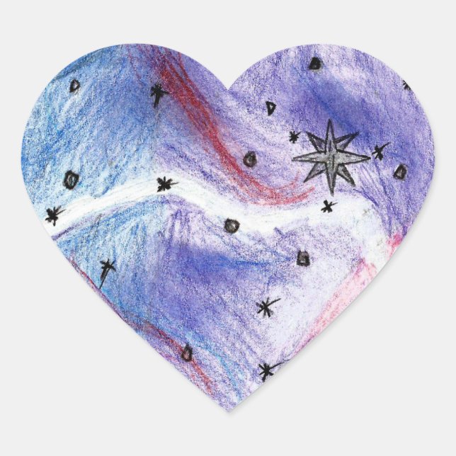 Kacie Heart Sticker (Front)