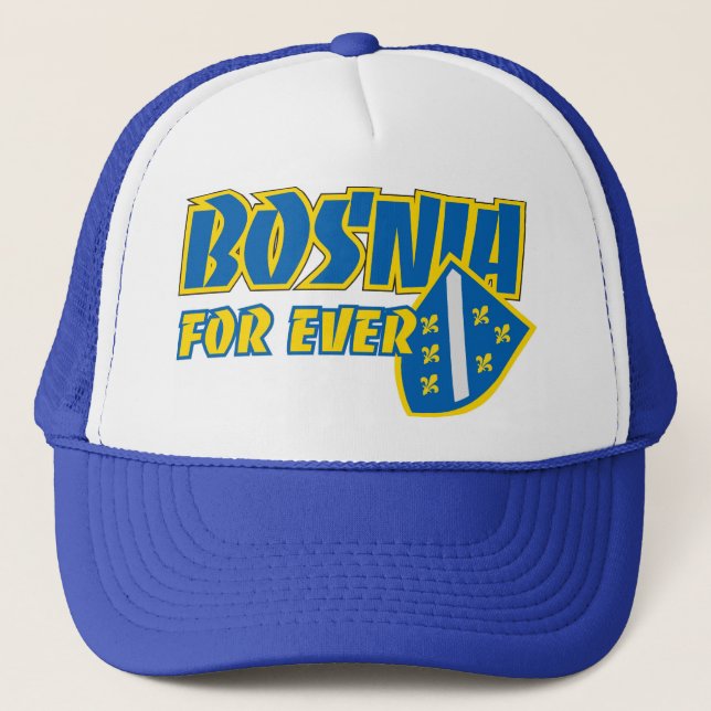 Kacket Bosnia for ever Trucker Hat (Front)