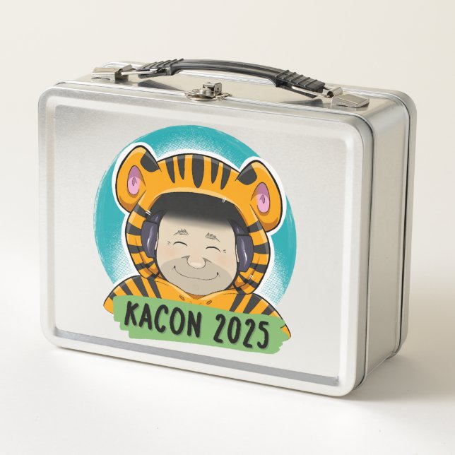 KACON 2025 Official Shirt Metal Lunch Box (Front)