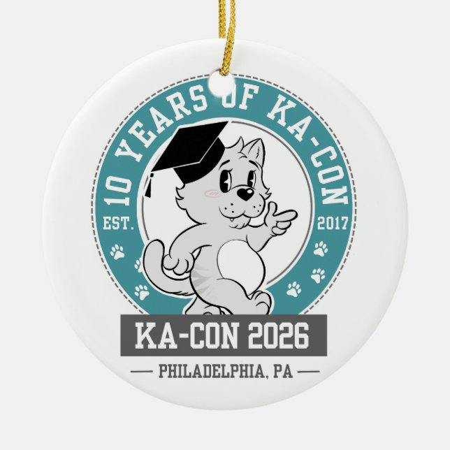 KACON 2026 Keepsake Ornament (Front)