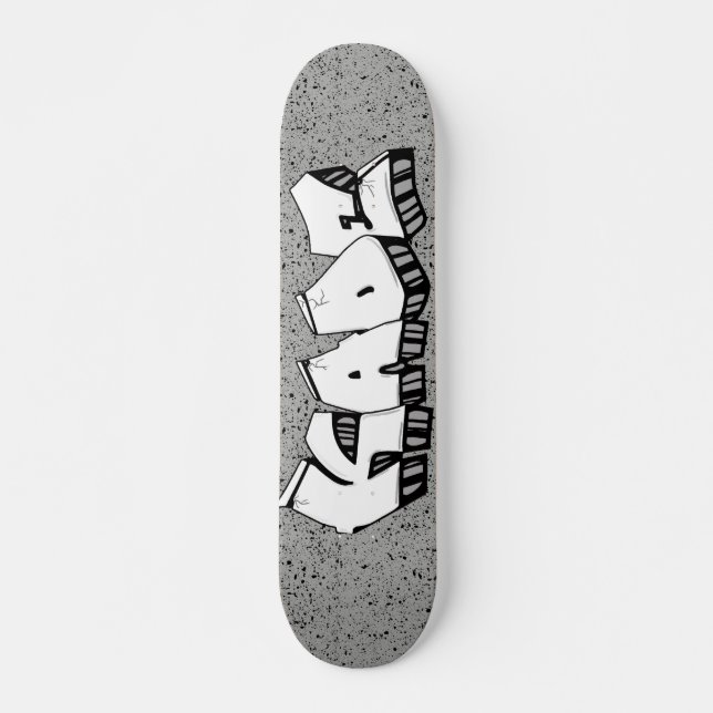 Kade Graffiti Custom Personalized Skateboard (Front)