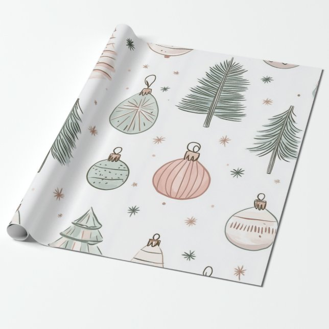Kadopapier Kerst Wrapping Paper (Unrolled)
