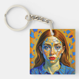 “Kaela” - Pattern of a Past Keychain