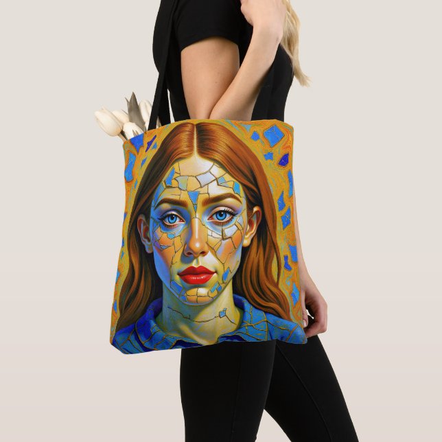 “Kaela” - Pattern of a Past Tote Bag (Close Up)