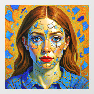 “Kaela” - Pattern of a Past Window Cling