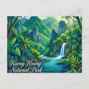 Kaeng Krung National Park Thailand Postcard