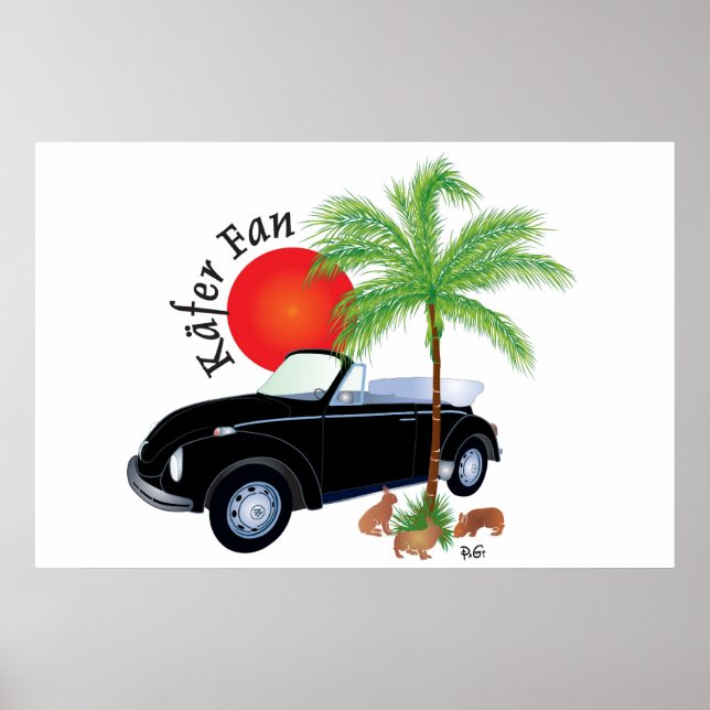 Käfer Cabriolet 1972 Poster (Front)