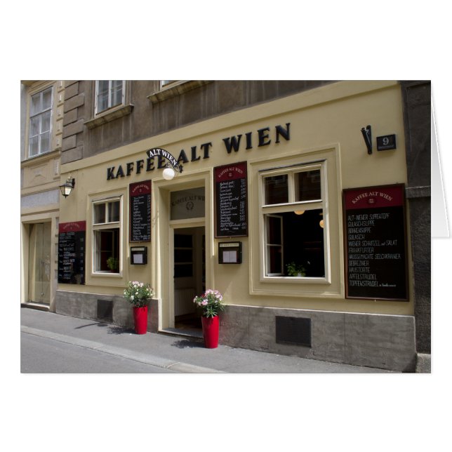 Kaffee Alt Wien, Vienna Austria (Front Horizontal)