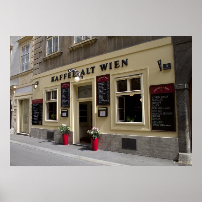 Kaffee Alt Wien, Vienna Austria Poster (Front)