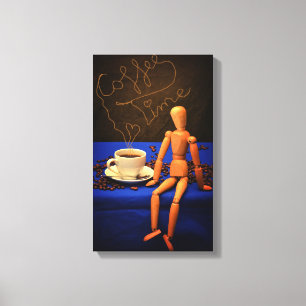 Kaffee - Zeit Canvas Print