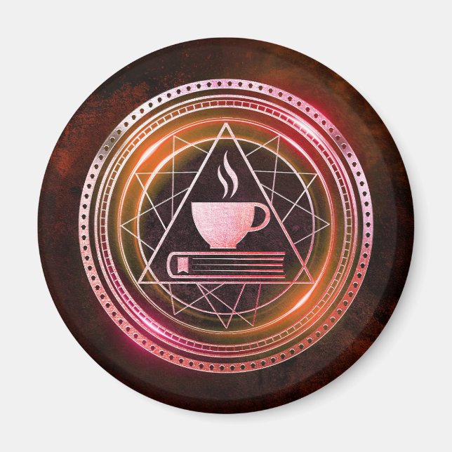 Kaffeeklatsch Burgundy Magnet (Front)