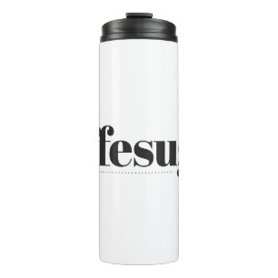 Kaffesugen Black and White Thermal Tumbler