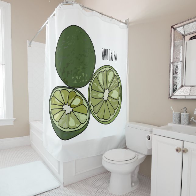 Kaffir lime cartoon illustration (In Situ)