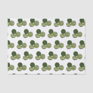 Kaffir lime cartoon illustration tissue paper