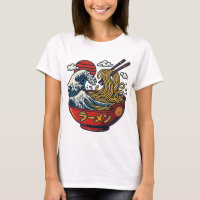 Kaganawa Wave Ramen T-Shirt | Japanese Streetwear 