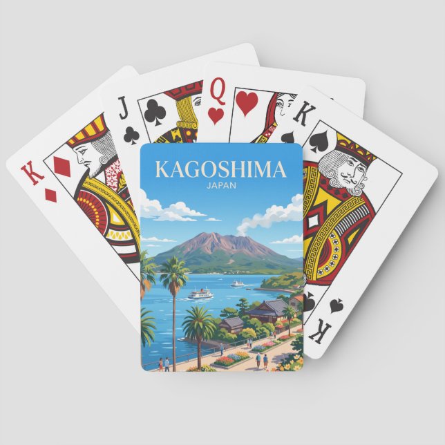 Kagoshima Japan Playing Cards (Back)