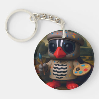 Kagu Mona Lisa Inspiration Keychain