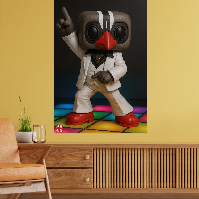 Kagu Saturday Night Fever Parody Poster (Living Room 2)