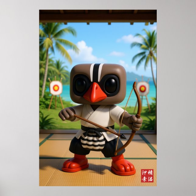 Kagu Tropical Kyudo Poster (Front)