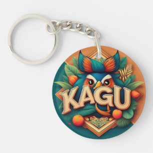 Kagu Yanbaru Deep Forest Keychain