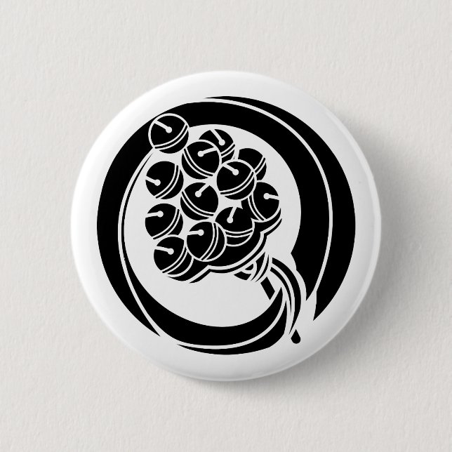Kagura bells 2 inch round button (Front)