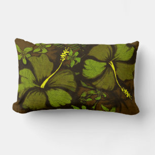 Kahala Hibiscus Hawaiian Tropical Lumbar Coussins