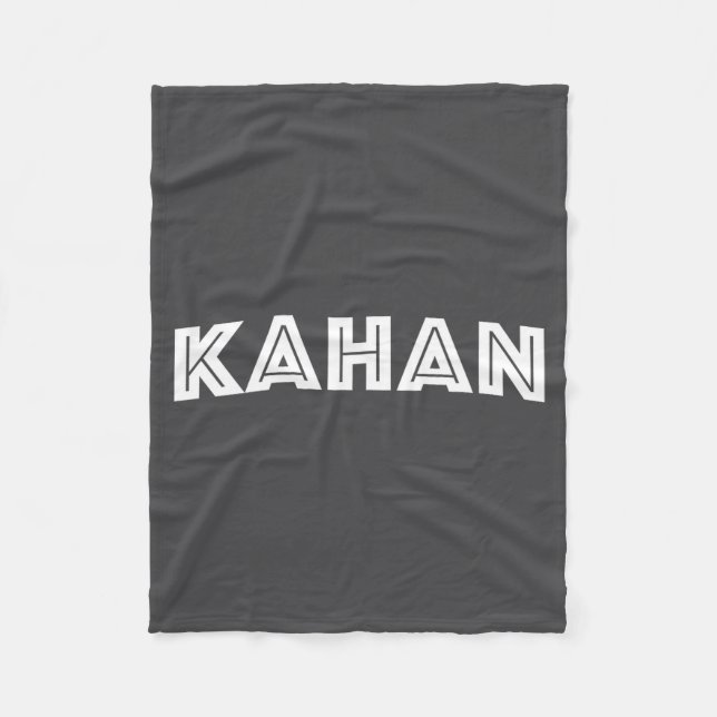 Kahan  fleece blanket (Front)