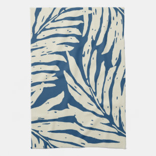 Kahanu Garden Hawaiian Palm Leaves Kitchen Towel