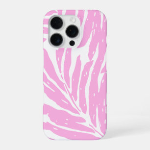 Kahanu Garden Hawaiian Palm Leaves Pink iPhone 16 Pro Case