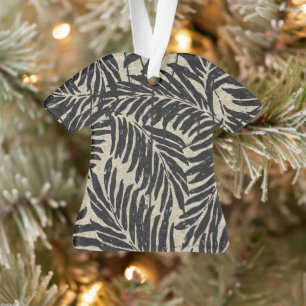 Kahanu Palms Hawaiian Faux Linen Aloha Shirt