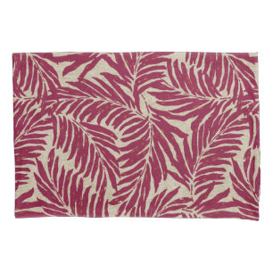 Kahanu Palms Hawaiian Linen Texture Pillowcase