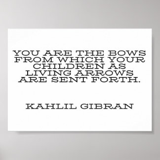 Kahlil Gibran Motivational Poster