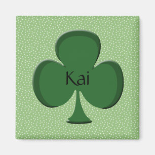 Kai Shamrock Name Magnet