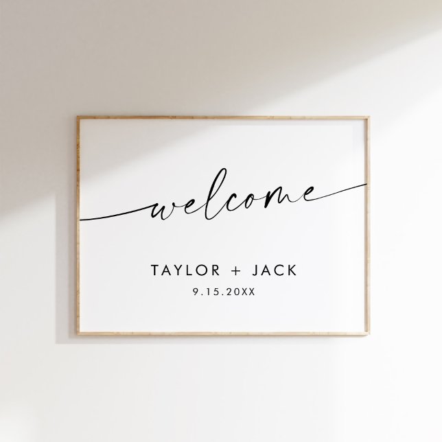 KAIA Minimalist Wedding Welcome  Poster (Creator Uploaded)