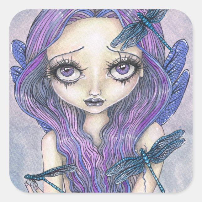 Kaida Dragonfly Fairy Sticker Charmaine Flannery (Front)
