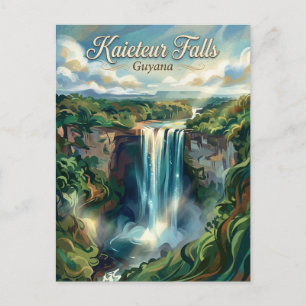 Kaieteur Falls Guyana Postcard
