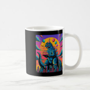 Kaiju Birthday Lloon And Cake Monster Movie Bday D Coffee Mug