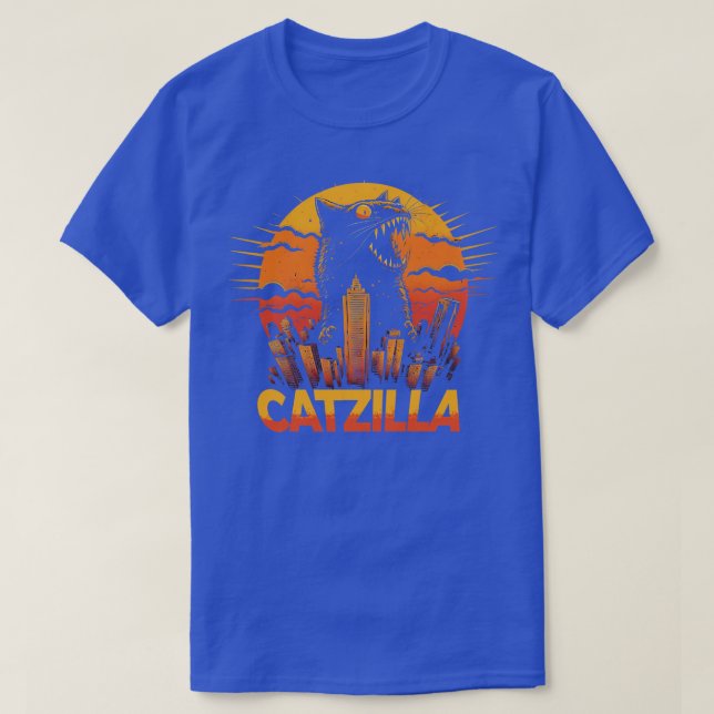 Kaiju Cat Monster Catzilla 1 T-Shirt (Design Front)