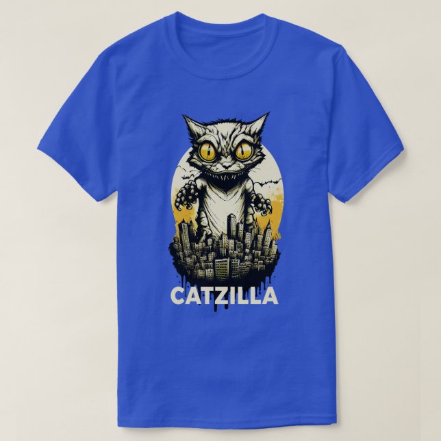Kaiju Cat Monster Catzilla T-Shirt (Design Front)