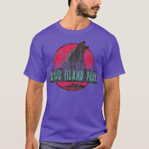 Kaiju Island Park distressed T-Shirt