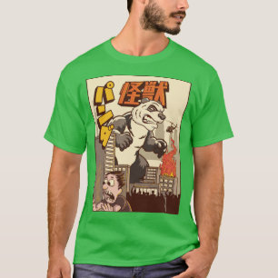 Kaiju Panda Japanese Monster Gift T-Shirt