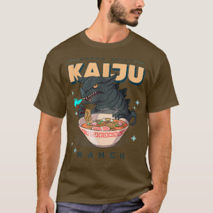 Kaiju Ramen Cat Japanese Cute Kawaii Anime  T-Shirt
