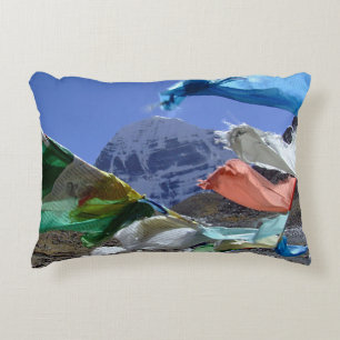 Kailash, Holy mountain, Tibet - Himalayas Accent Pillow