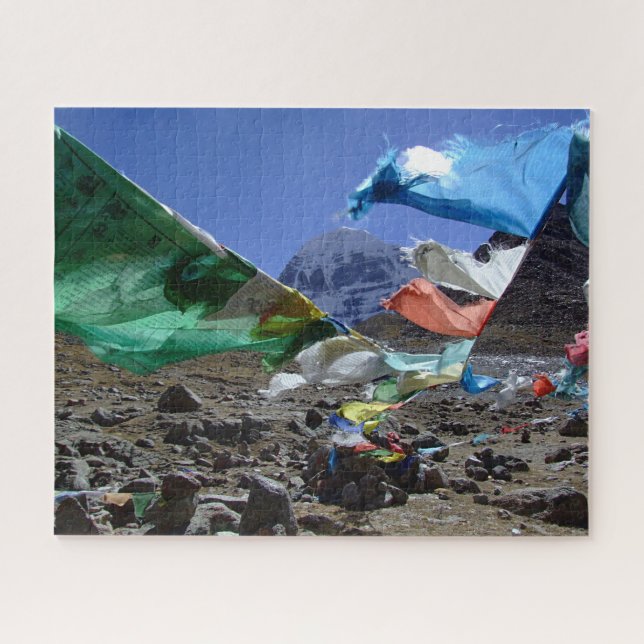 Kailash, Holy mountain, Tibet - Himalayas Jigsaw Puzzle (Horizontal)
